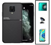 Kit Funda Magnética Anti-choque + Cristal Templado Gorilasglass+ Soporte Magnético Gift4me Compatible Con Movil Xiaomi Redmi Note 10 Lite Negro