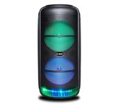 Troley 15w Altavoz De 2x8" Micrófono Inalámbrico Con Luz Batería Elco