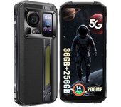 Móvil Hotwav Hyper 7 Pro 5g 36gb Ram + 256gb Rom 10800mah 200mp+24mp Android 14 Nfc-negro