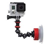 Joby Gorillapod Arm - Soporte Para Videocámaras Gopro, Color Negro Y Rojo
