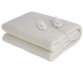Bimar Scl12a Manta Eléctrica Y Almohadilla 120 W Blanco Lana Sintética