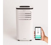 Aire Acondicionado Portátil 3 En 1 Wifi 9000 Btu, Blanco, 365x355x713 Mm, Create - Silkair Connect
