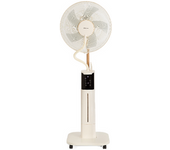 Ventilador Nebulizador Oscilante Con Mando A Distancia, Blanco Roto, 450x380x1300 Mm, Create - Air Mist Pro