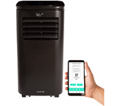 Aire Acondicionado Portátil 3 En 1 Wifi 9000 Btu, Negro, 365x355x713 Mm, Create - Silkair Connect