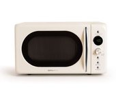 Microondas Grill Digital 900w, Blanco Roto, 26x26x25, Create - Microwave Retro