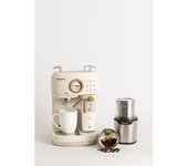 Pack Thera Retro Pro Cafetera Express Automática + Mill Pro Molinillo De Café Y Especias