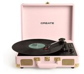 Record Player Pop - Tocadiscos Portátil De Maletín Con Bluetooth Usb, Sd, Microsd Y Mp3