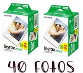 Pack 40 Cargas Para Instax Mini 12