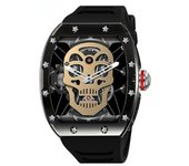 Reloj Inteligente Para Hombre Con Llamadas Bluetooth, Asistente De Voz Ai, Monitor De Frecuencia Cardíaca - Negro Transparente