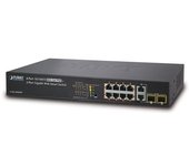 Planet Fgsd-1008hps Switch Fast Ethernet (10/100) Energía Sobre Ethernet (poe) 1u Negro