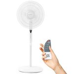 Ventilador De Pie Fan-b16ecotimer - Mando A Distancia Y Temporizador - 60w - Blanco