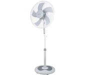 Ventilador De Pie Fan-165r - Base Redonda - 50w - Blanco