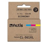 Actis Kc-561 Canon Tinta De Impresora, Reemplazo Canon Cl-561xl; Supremo; 18ml; Azul, Púrpura, Amarillo. Imprime Un 60% Más Que