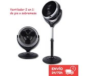 Ventilador 2 En 1: De Pie O Sobremesa. Potencia 42w