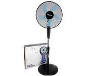 Ventilador De Pie Antares Fs-40-a003r Helios Home 45w 16" Negro 130 Cm