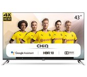 Tv Led 43" Chiq H7a, 4k Uhd, Smart Tv Android 9.0