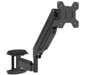 Soporte De Pared Para Monitor Máximo 27'' Resorte De Gas 10 Kg Vidaxl