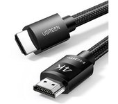 Cable Hdmi 2.1 Ugreen Hd140 M/m 8k 5m Negro Trenzado