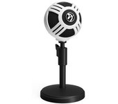 Arozzi Sfera Negro, Blanco Micrófono De Superficie Para Mesa