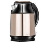 Hervidor Agua Eléctrico, 1,7l, Sin Bpa, Acero Inoxidable, Resistencia Oculta, Inalámbrico Negro/plata 2000w Mpm Mcz-91m