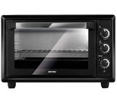 Horno Eléctrico Convección 28 Litros, Sobremesa, Temporizador, Ajuste Temperatura 6 Modos Calor Negro 1500w Mpm Mpe-28/t