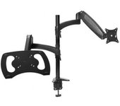 Soporte De Mesa Orientable/ Inclinable Trust Mara Para Monitor Y Portátil Hasta 32"