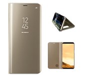 Funda Original Clear View Dorada Para Samsung Galaxy S8+