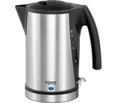 Hervidor Agua Eléctrico, 1,7l, Resistencia Oculta, Acero Inox., Inalámbrico, Apagado Automático Plata 2200w Bomann Wks 1356 Cb