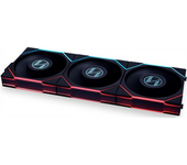 Lian Li Uni Fan Tl Lcd Series Ventilador Paquete De 3 Con Controlador 120 Mm Negro