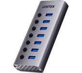 Concentrador Multipuerto Unitek Con Usb-a 7 En 1