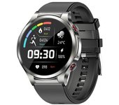 Reloj Inteligente Multifuncional, Pantalla De 1,32 Pulgadas, Ip67 A Prueba De Polvo Y Agua, Plata