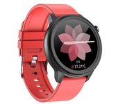 Reloj Inteligente, Pantalla Táctil Hd De Círculo Completo De 1,3 Pulgadas, Resistente Al Agua Ip68, Rojo