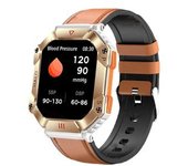Reloj Inteligente Para Hombre, Relojes Deportivos Ip68, Resistente Al Agua, Monitor Militar Saludable, Voz Ai, Llamada Bluetooth, Reloj Inteligente