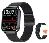 Reloj Inteligente Para Mujer De 1,83 Pulgadas, Monitor De Salud, Termómetro, Pulsera Para Mujer, Reloj Inteligente Con Llamada Bluetooth Para Android