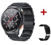 Reloj Inteligente Para Hombre, Con Monitor, Rastreador De Fitness Resistente Al Agua, Para Android Iphone, Negro