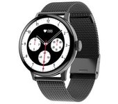 Reloj Inteligente Para Hombres Y Mujeres, Reloj Inteligente Redondo, Deportivo, Resistente Al Agua, Rastreadores De Actividad (negro)
