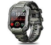 Relojes Inteligentes Militares Para Hombres, Reloj Inteligente Para Teléfonos Android Y Compatible Con Iphone, Rastreador De Ejercicios 5atm Con