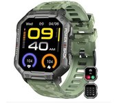 Reloj Inteligente Para Hombres: Bluetooth (contestar / Hacer Llamadas) Ip68 Impermeable Smartwatch Para Teléfonos Android Iphone Deportes Al Aire