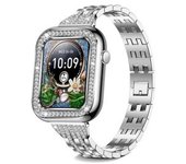 Smartwatch 1.57'' Mujer Bluetooth Llamada Con Función Femenina Sueño Ip67 Impermeable Plata