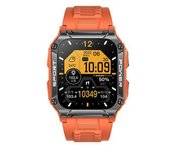 Reloj Inteligente Militar Para Hombre Con Función De Llamada Bluetooth, Resistente Al Agua Ip69, Para Iphone Android, Naranja