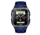 Reloj Inteligente Militar Para Hombre Con Función De Llamada Bluetooth, Resistente Al Agua Ip69, Para Iphone Android, Azul