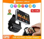 Reloj Inteligente 4g Gps Wifi 4g 64g Reloj Inteligente Para Hombres Cámaras Duales Reloj Inteligente Android 9,0 Tarjeta Sim Monitoreo De Velocidad
