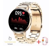 Reloj Inteligente A La Moda Para Mujer, Con Bluetooth, Llamada, Pantalla Completa, Táctil, Resistente Al Agua, Monitor Para Mujer, Reloj Inteligente