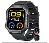 Reloj Inteligente Para Hombres Bluetooth (contestar / Hacer Llamadas) Smartwatch Táctico Militar Impermeable Para Teléfonos Android Iphone Para