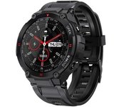 Reloj Conectado Para Hombre, Podómetro Cardiovascular Con Pulsera Conectada A Prueba De Agua Ip67 (negro)