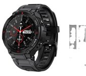Reloj Inteligente K22 Con Llamada Bluetooth Para Hombre, Rastreador De Actividad/deporte Al Aire Libre, Ritmo De Reproducción De Música, Reloj