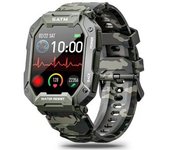 Relojes Inteligentes Para Hombres, Reloj Inteligente Para Teléfonos Android Y Compatible Con Iphone, Rastreador De Actividad Física 5atm Con Presión