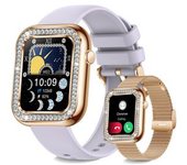 Smartwatch Mujer Bluetooth Llamada 1.57'' Con Función Femenina Sueño Ip67 Impermeable Púrpura