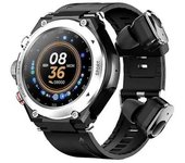 Reloj Inteligente Para Hombre Con Auriculares Bluetooth 2 En 1, Llamada, Reproducción De Música, Esfera Personalizada, Pulsera De Reloj Inteligente