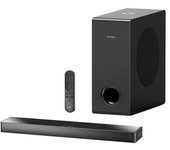 Barra De Sonido Con Subwoofer Con Cable Ultimea Nova S40- Negro
